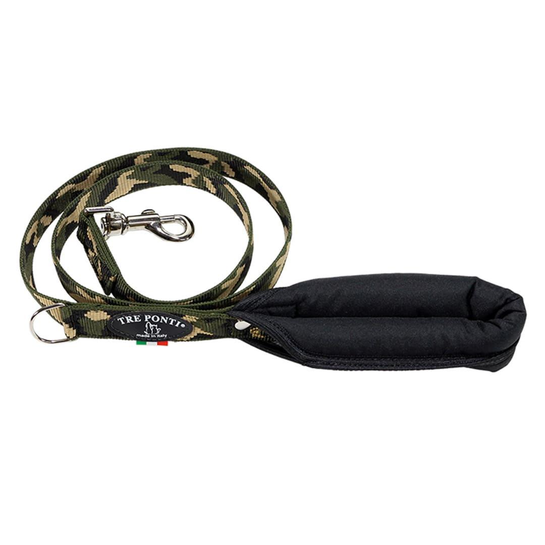 Tre Ponti Single Handle Dog Leash, Camouflage