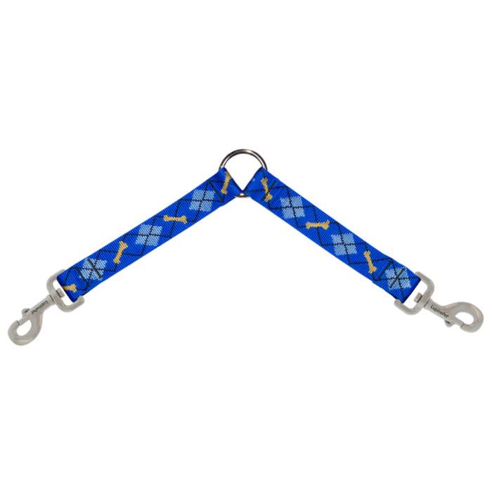 Lupine Pet Original Designs Dog Leash Coupler, Dapper Dog, 1-in x 24-in