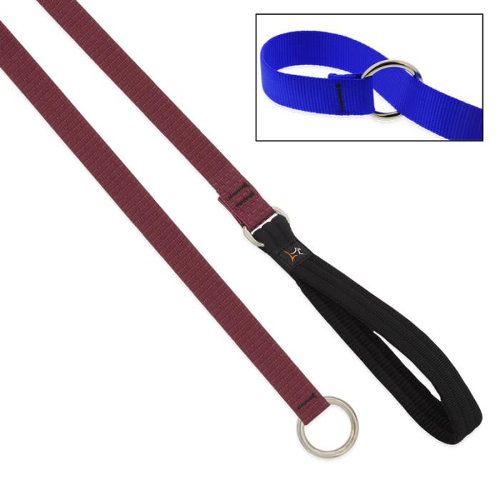 Lupine Pet Eco Slip Dog Leash, Berry, 3/4-in x 6-ft