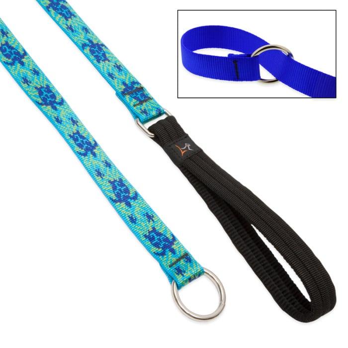 Lupine Pet Original Designs Slip Dog Leash, Turtle Reef, 1-in x 6-ft