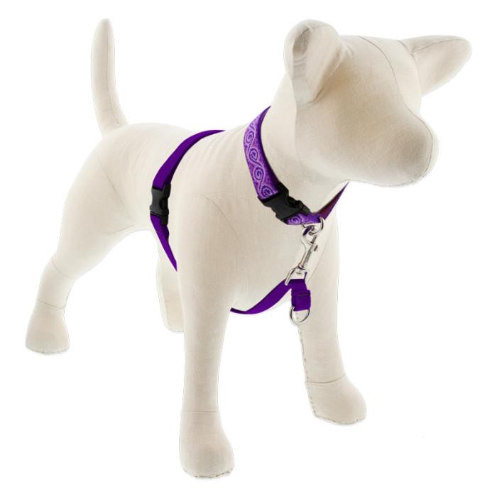 Lupine Pet Basic Solids No Pull Dog Harness, Purple