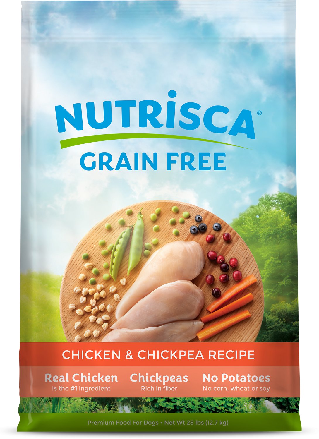 Nutrisca Grain-Free Chicken & Chickpea Recipe Dry Dog Food