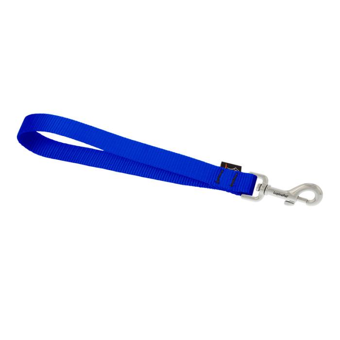 Lupine Pet Basic Solids Training Tab for Dogs, Blue, 3/4-in