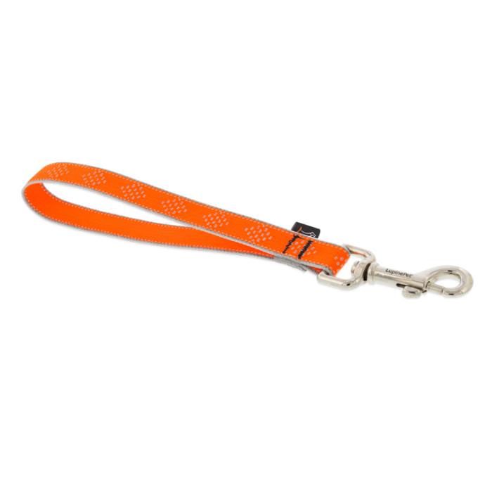 Lupine Pet High Lights Reflective Training Tab for Dogs, Orange Diamond