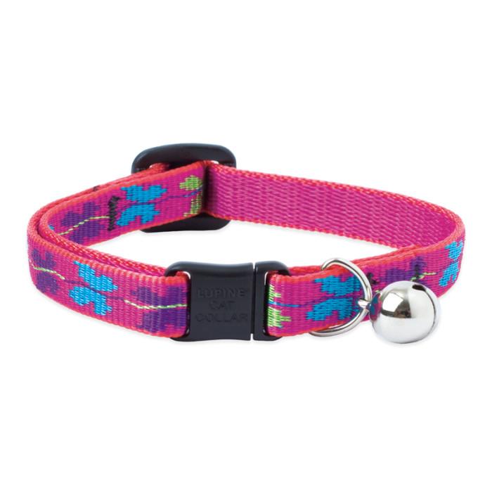 Lupine Pet Original Designs Safety Collar with Bell for Cats, Wing It