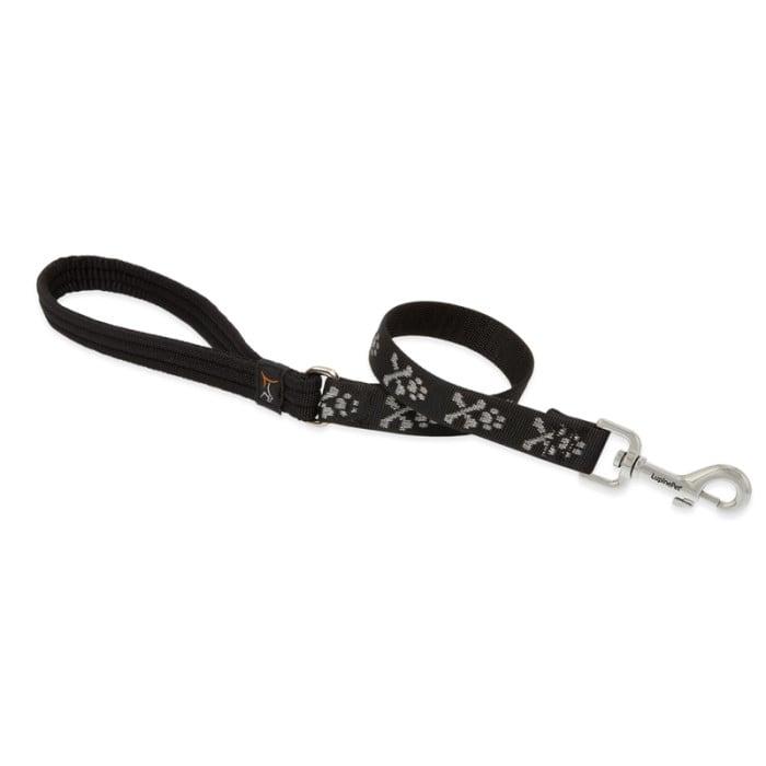 Lupine Pet Original Designs Dog Leash, Bling Bonz, 3/4-in x 2-ft