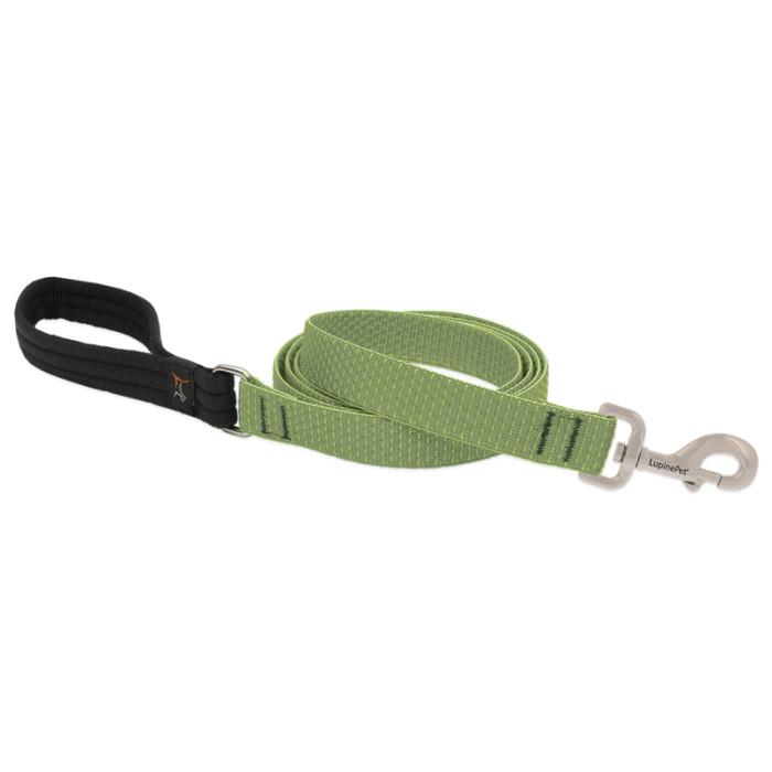 Lupine Pet Eco Dog Leash, Moss, 1-in x 4-ft