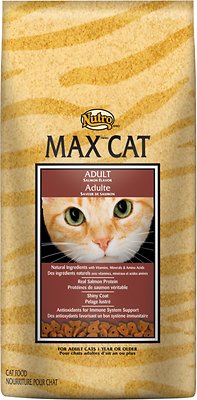 Nutro Max Adult Salmon Flavor Dry Cat Food, 3-lb