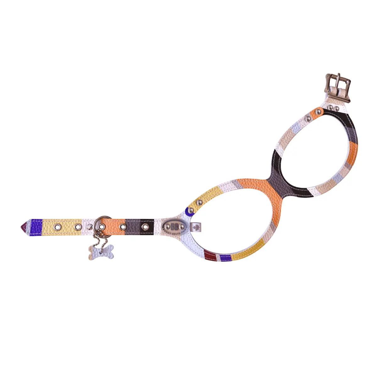 Buddy Belts Limited Leather Harness for Dogs, Mod, 4