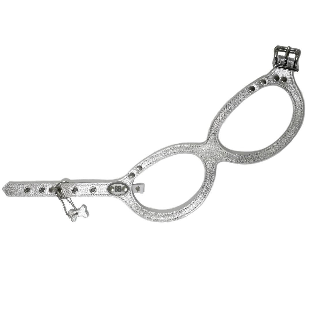 Buddy Belts Limited Leather Harness for Dogs, Moonwalk, 4.5
