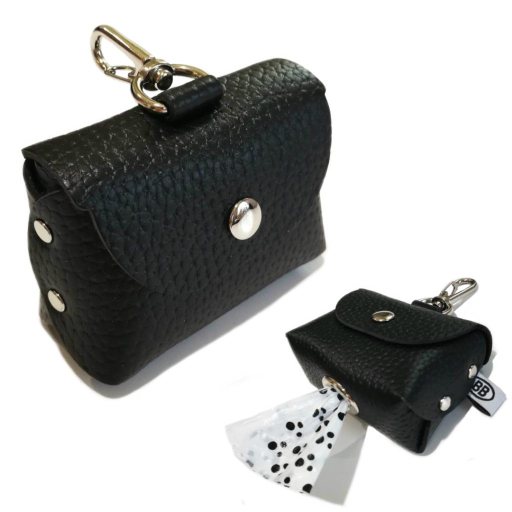 Buddy Belts Permanent Poopurse Dog Poop Bag Dispenser, Black