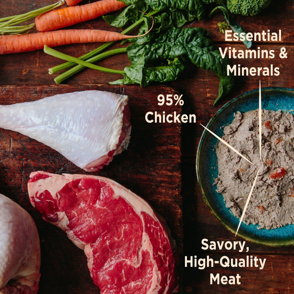 Wellness CORE 95% Grain-Free Chicken & Broccoli Wet Dog Food Can, 12.5-oz