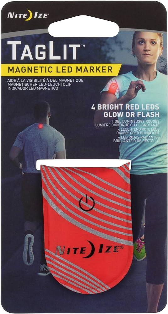 Nite Ize TagLit Magnetic LED Marker, Red