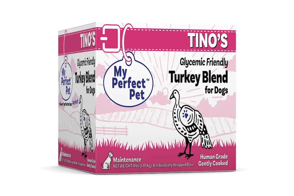 My Perfect Pet Tino’s Glycemic Friendly Turkey Grain-Free Frozen Dog Food