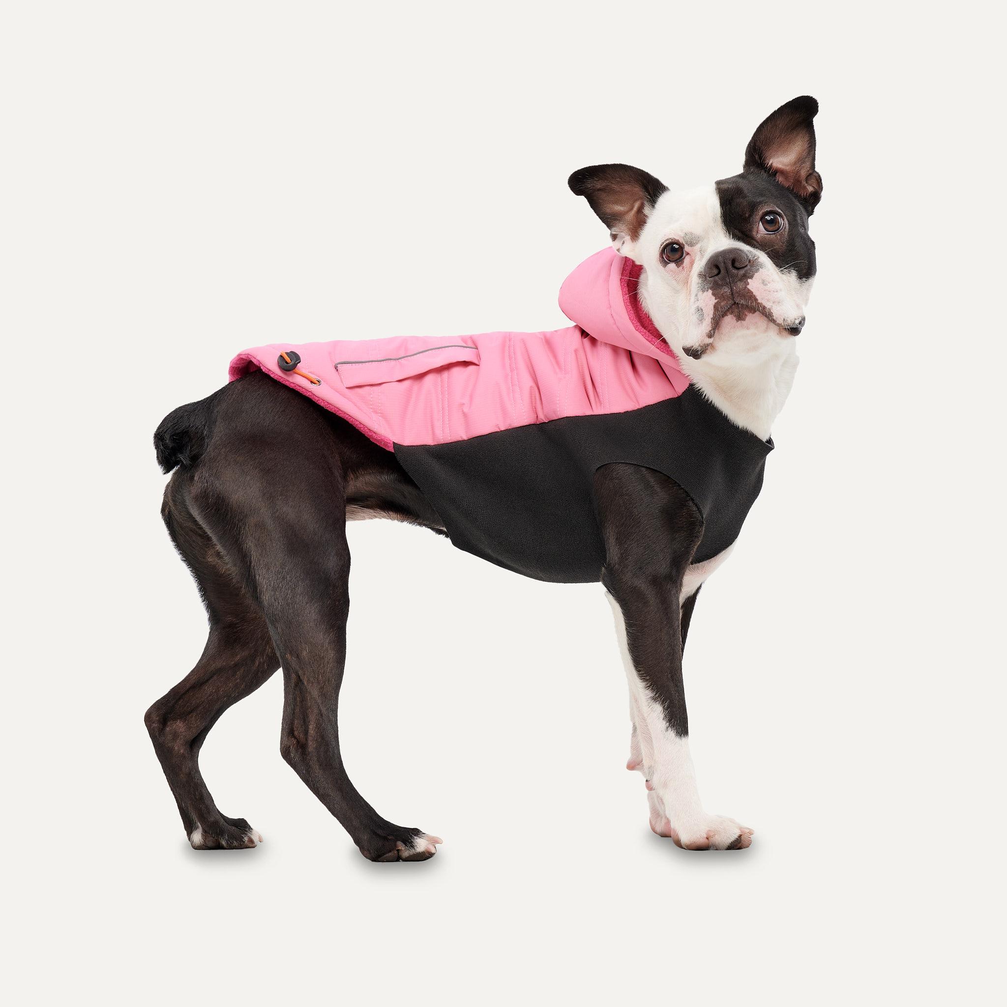 Goo-eez Hooded Signature Winter Dog Jacket, Pink, Large