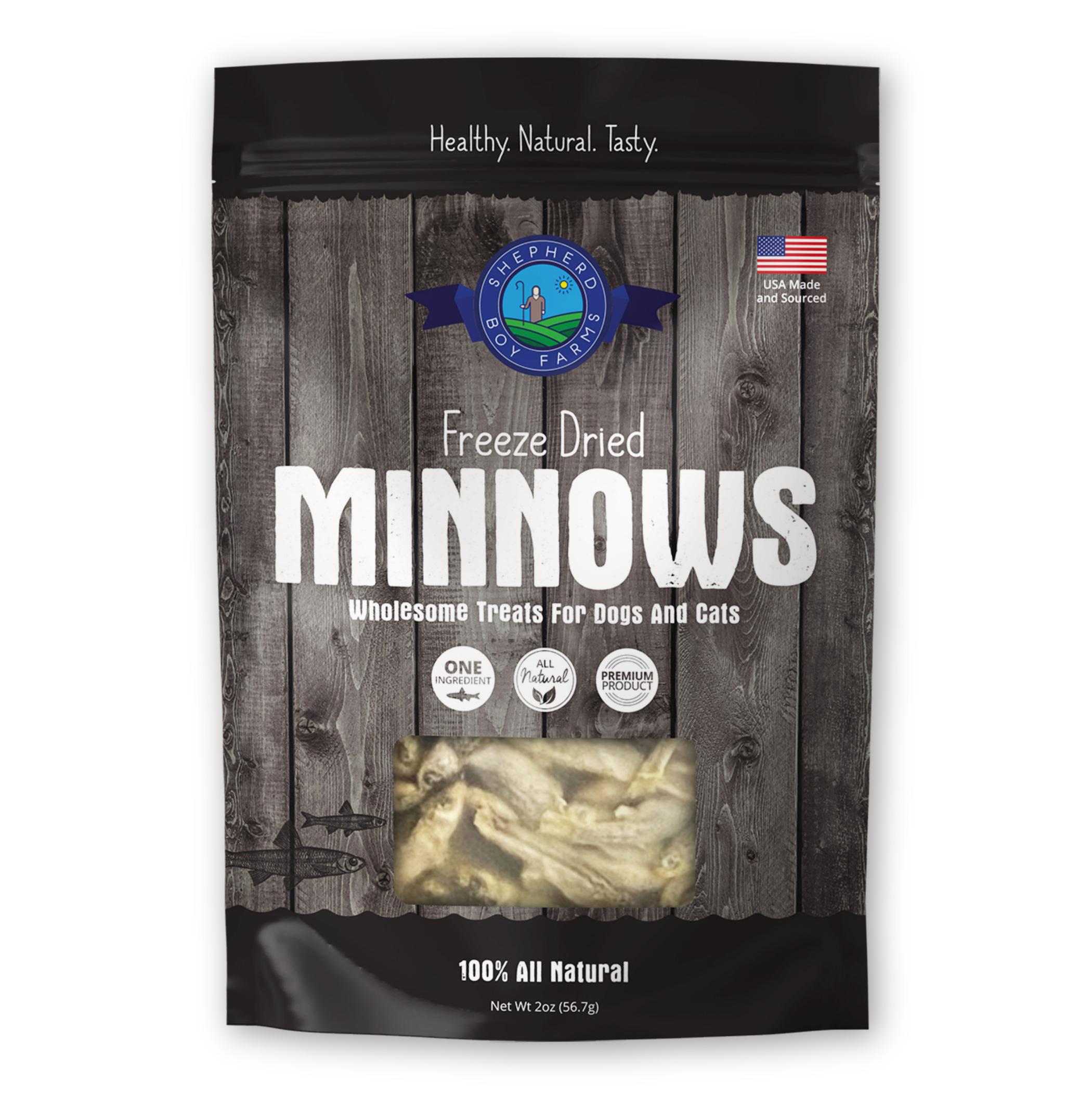 Shepherd Boy Farms Minnows Freeze-Dried Dog & Cat Treats