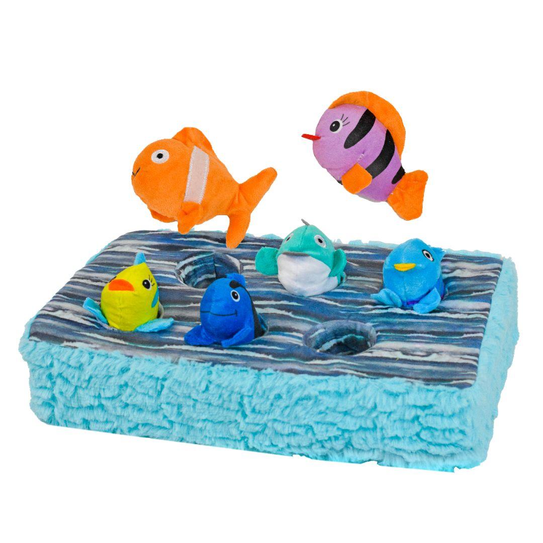 Patchwork Pet Fish in the Sea Dog Toy