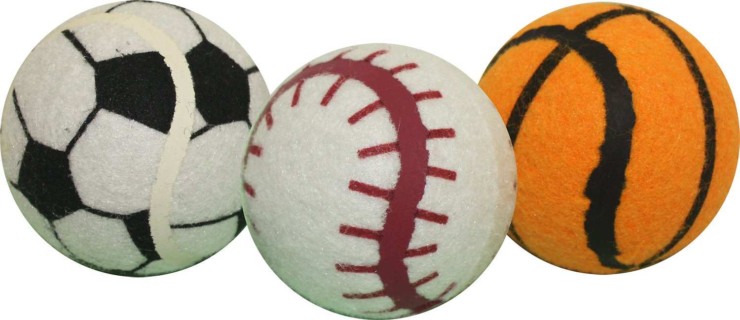 Multipet Sports Balls Dog Toy
