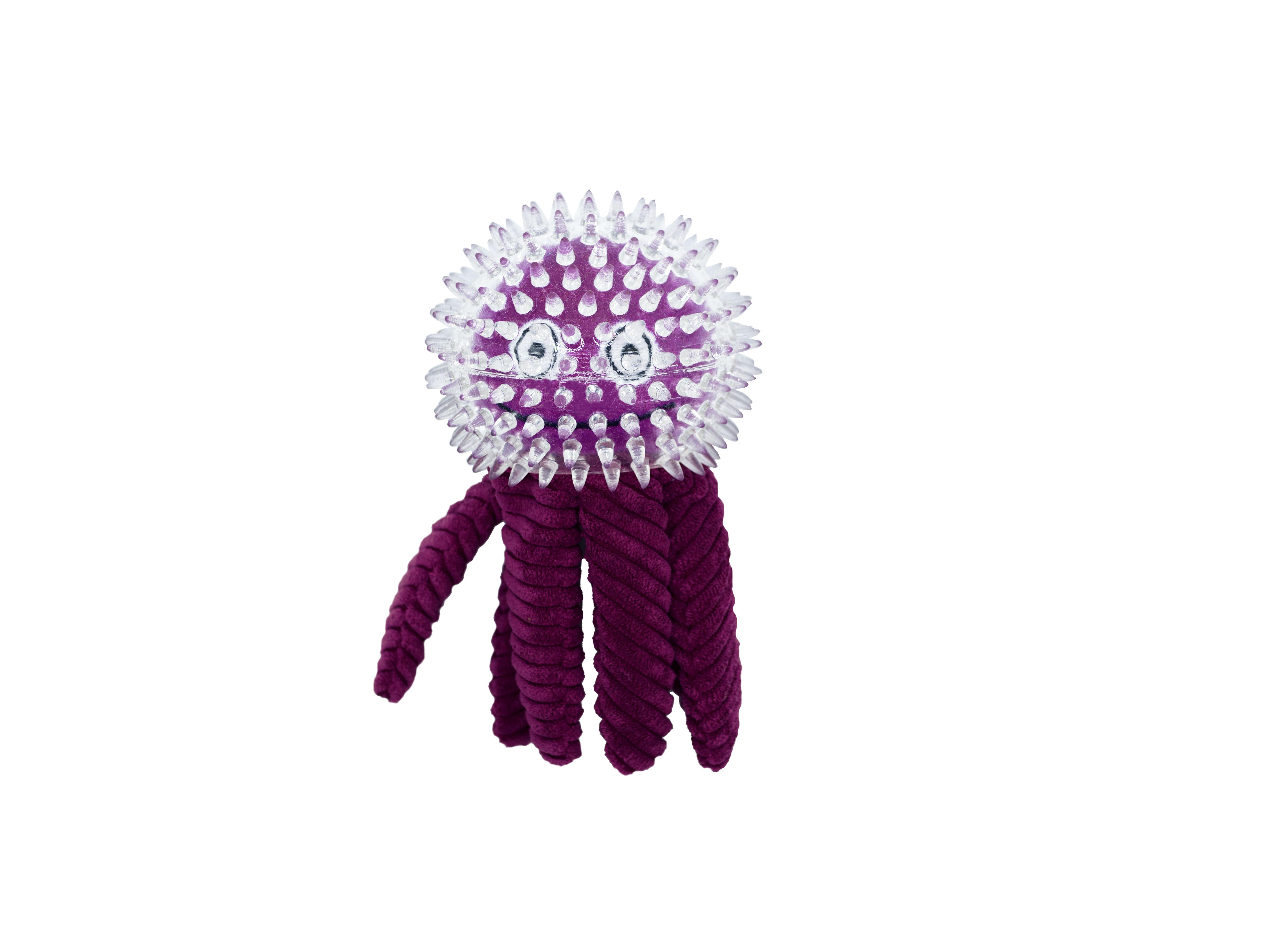 Bud'z Toy in a Toy Octopus Dog Toy, Purple