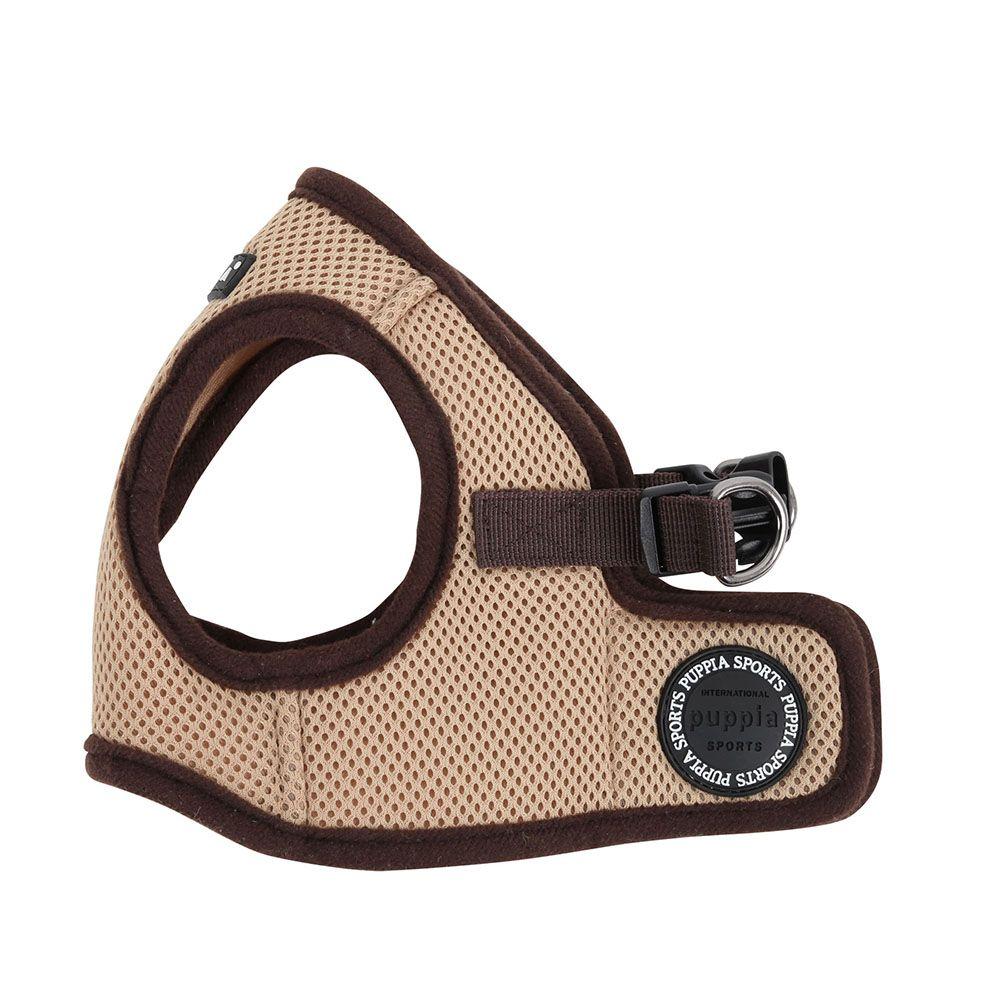 Puppia Soft Vest Harness B for Dogs, Beige, 3X-Large