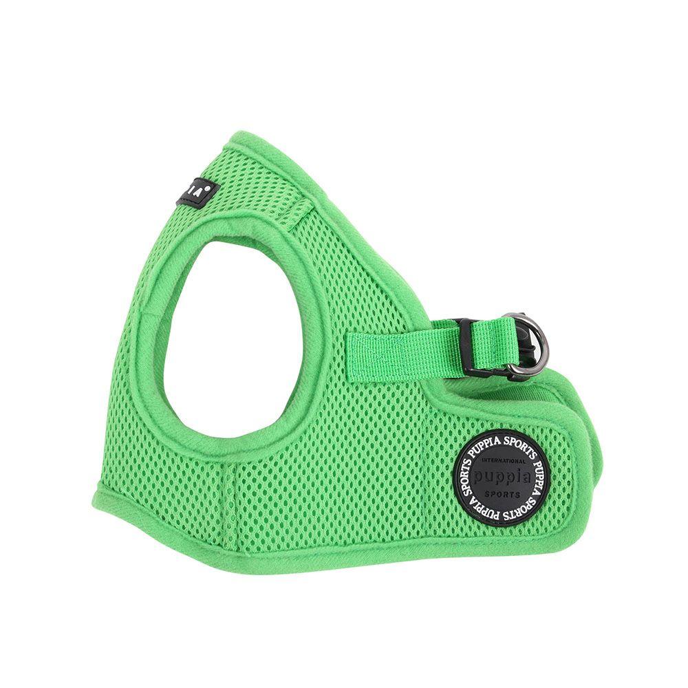 Puppia Soft Vest Harness B for Dogs, Green, Small