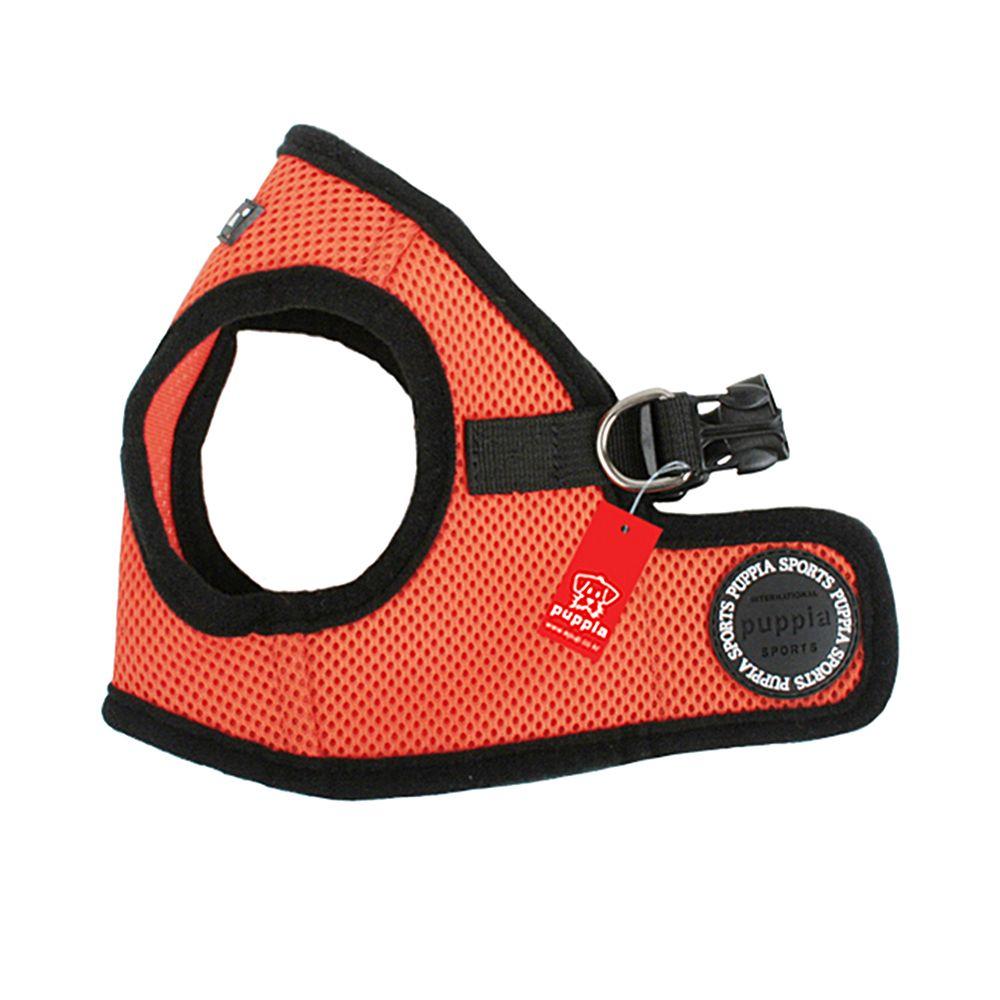 Puppia Soft Vest Harness B for Dogs, Orange, Large