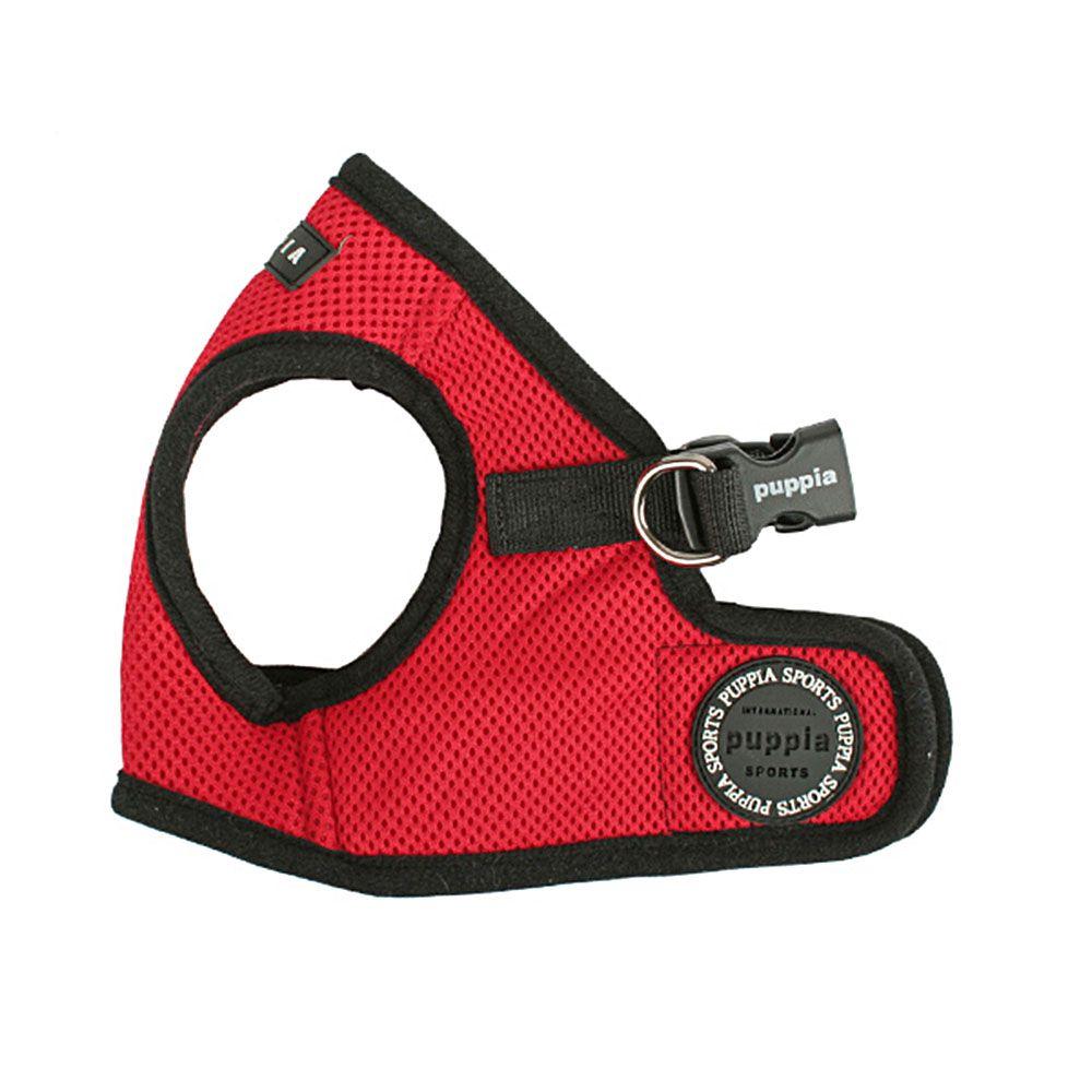Puppia Soft Vest Harness B for Dogs, Red, Large