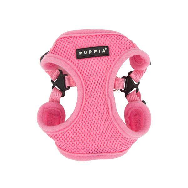 Puppia Soft Harness C for Dogs, Pink, Medium