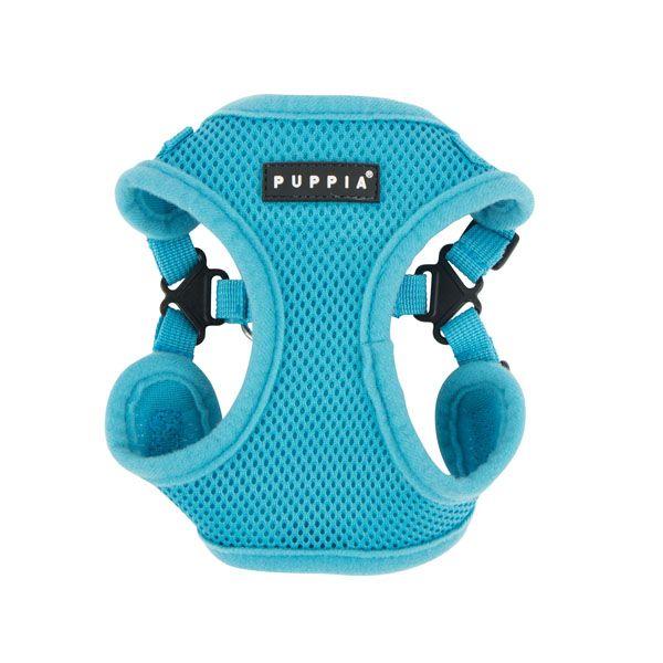 Puppia Soft Harness C for Dogs, Sky Blue, Small