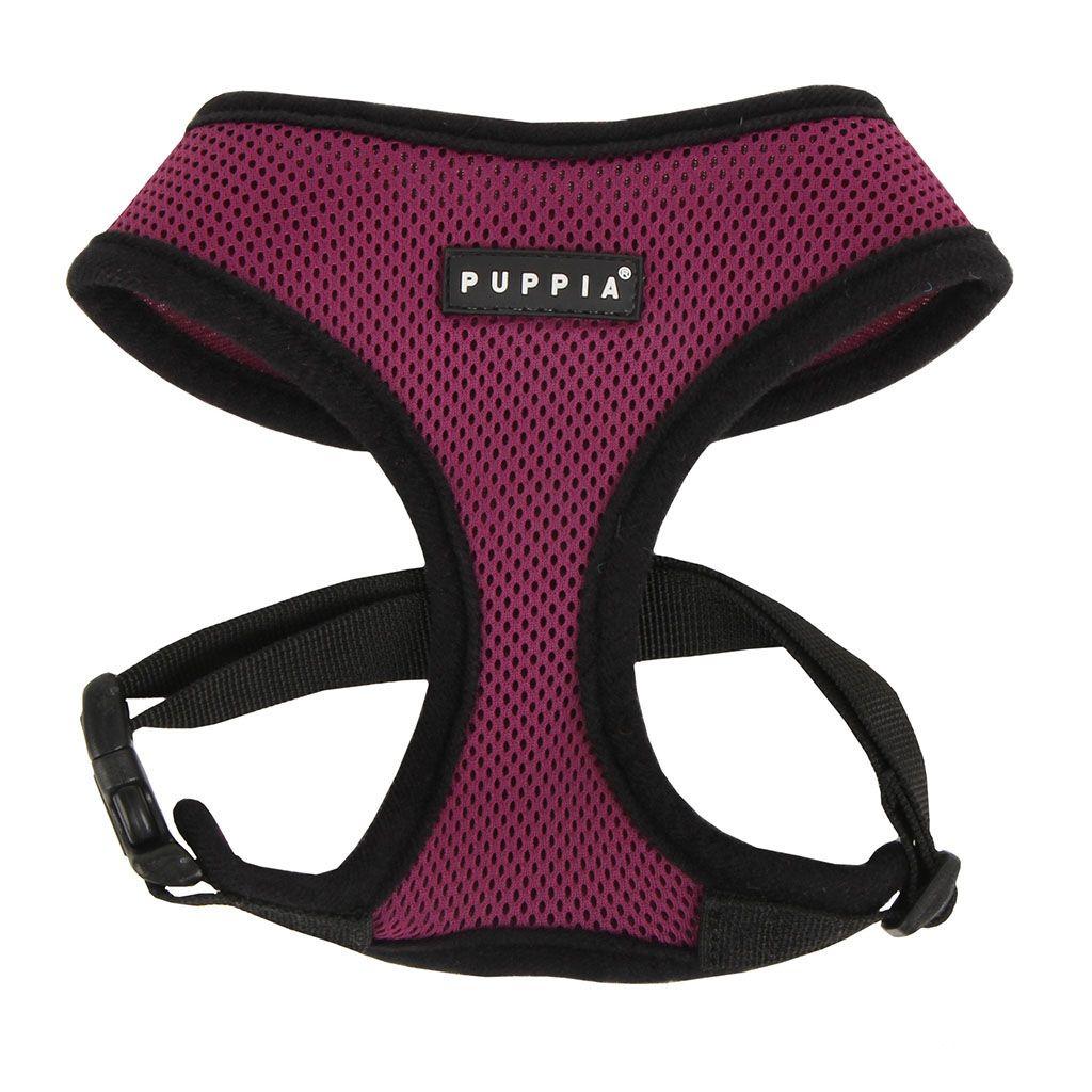 Puppia Soft Harness for Dogs, Purple, Small
