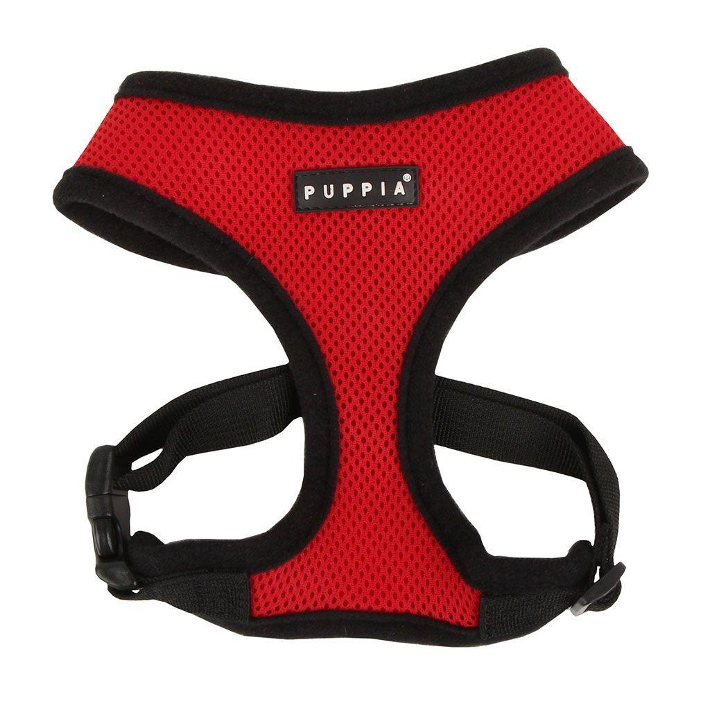 Puppia Soft Harness for Dogs, Red, X-Large