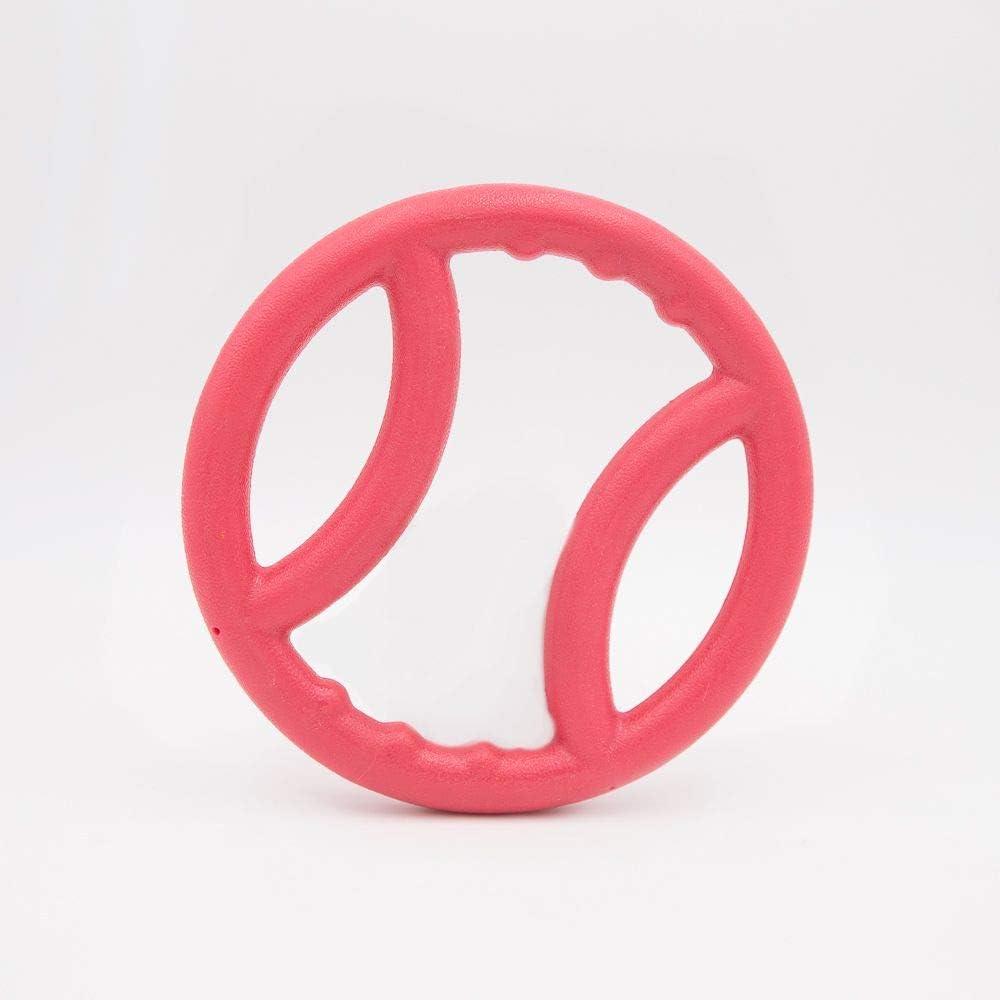 ZippyPaws ZippyTuff Squeaky Ring Dog Toy, Pink, 8 x 8 x 0.75-in