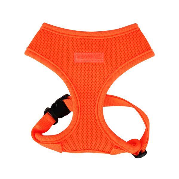 Puppia Neon Soft Harness A for Dogs, Orange