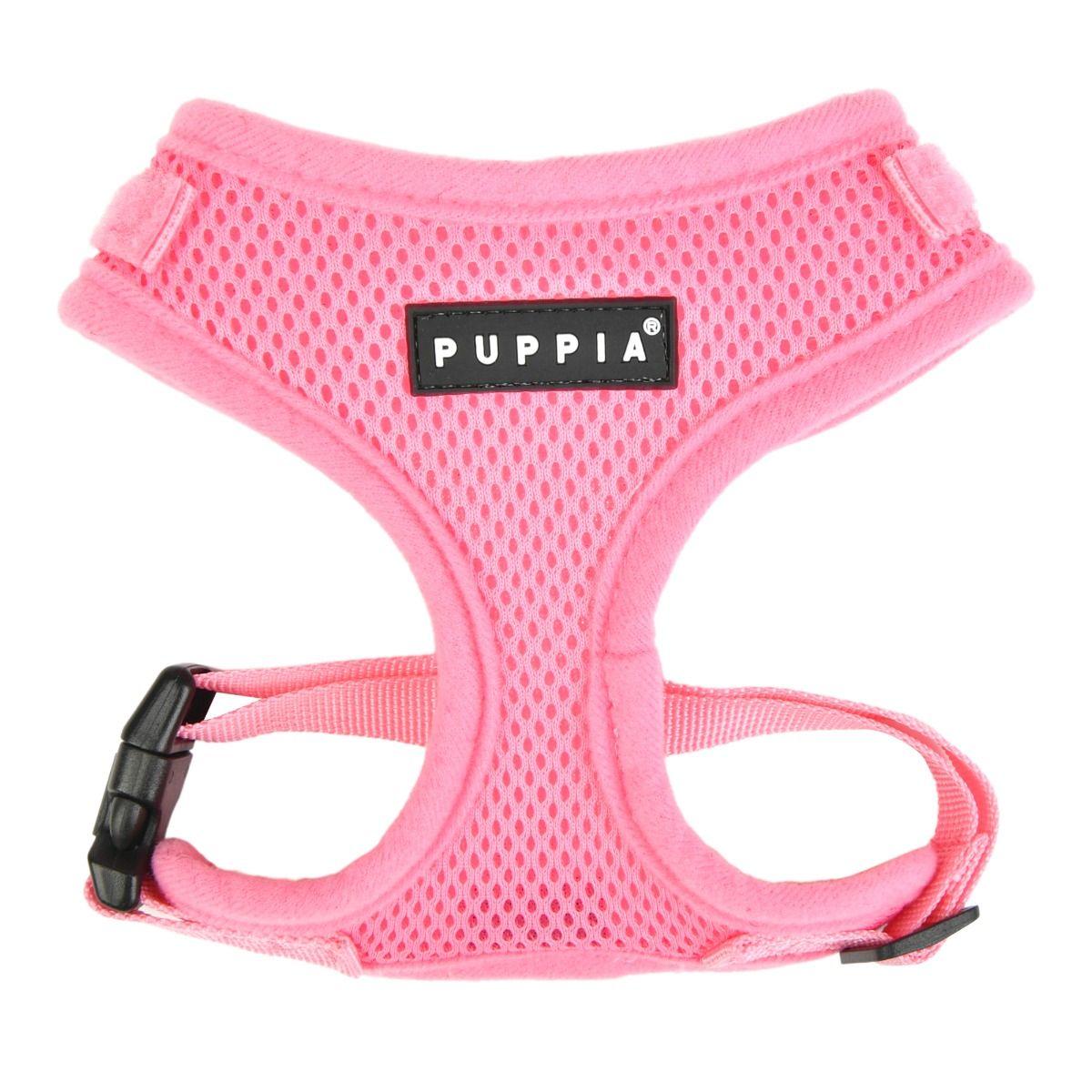 Puppia Soft Superior Harness A for Dogs, Pink, Medium