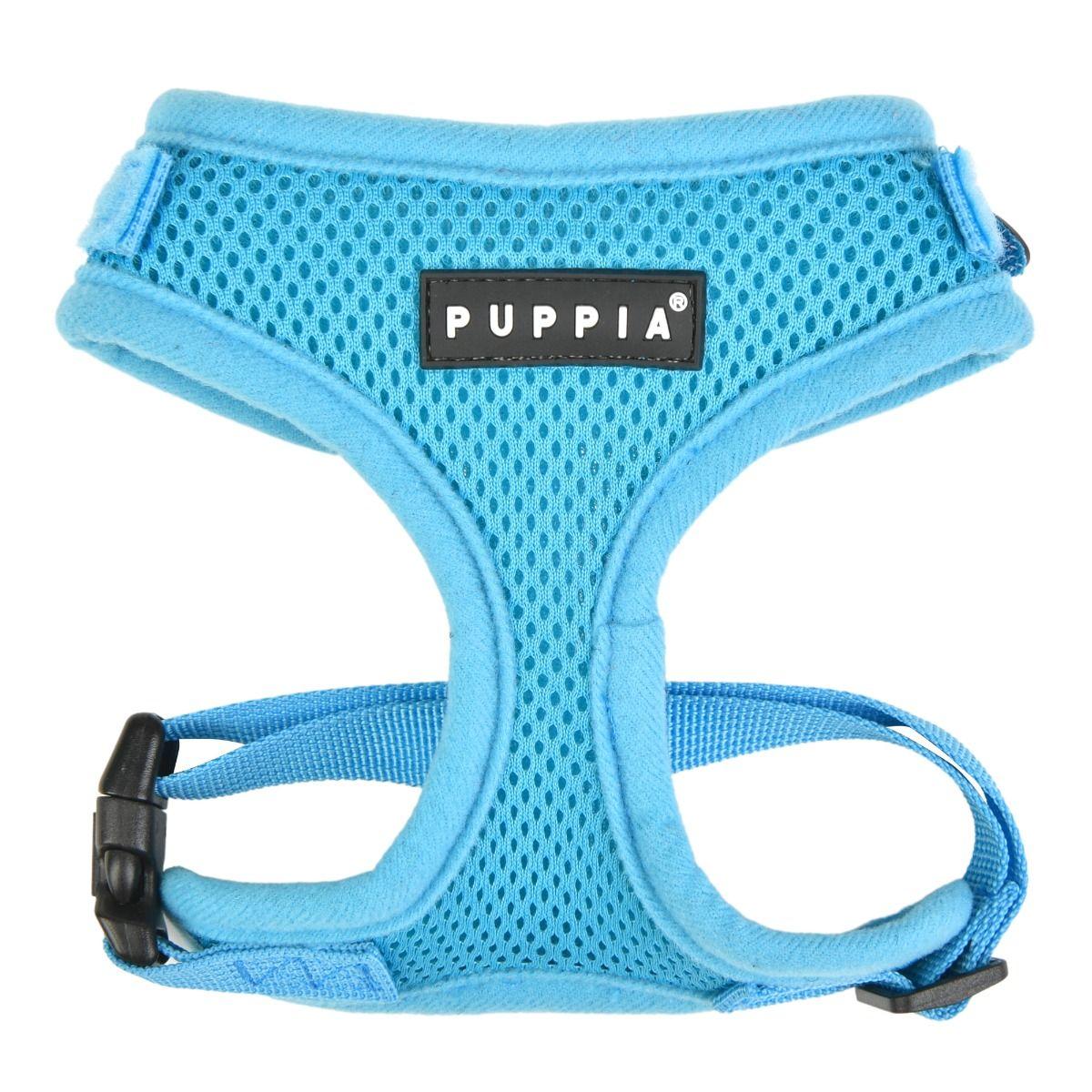 Puppia Soft Superior Harness A for Dogs, Sky Blue
