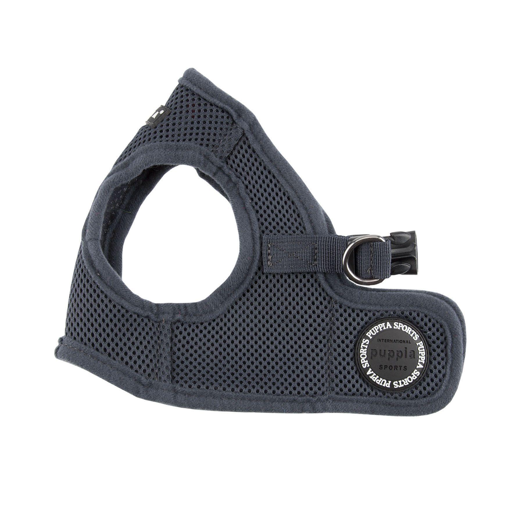 Puppia Soft Vest Harness B for Dogs, Grey, 3X-Large