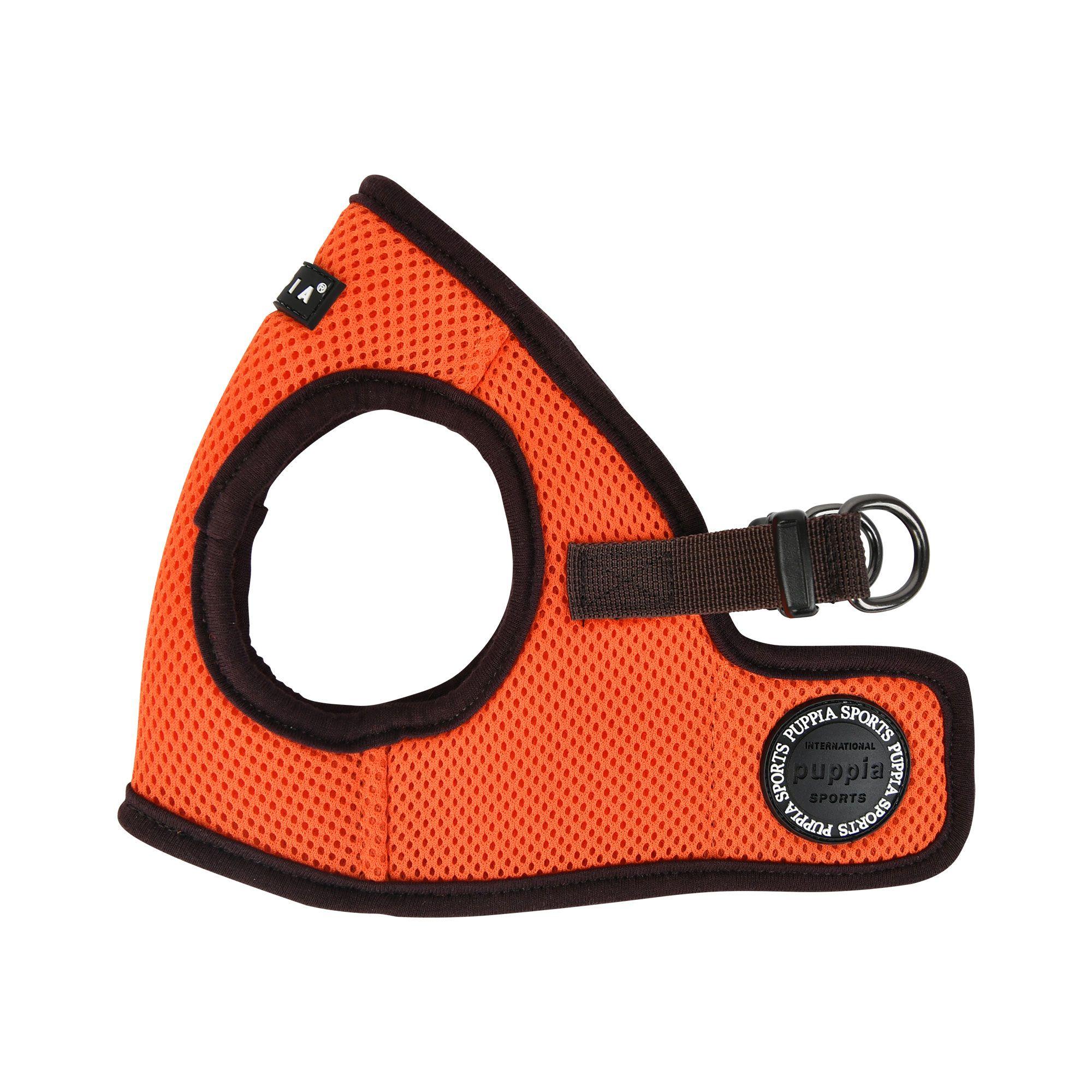 Puppia Soft Vest Harness B II for Dogs, Orange