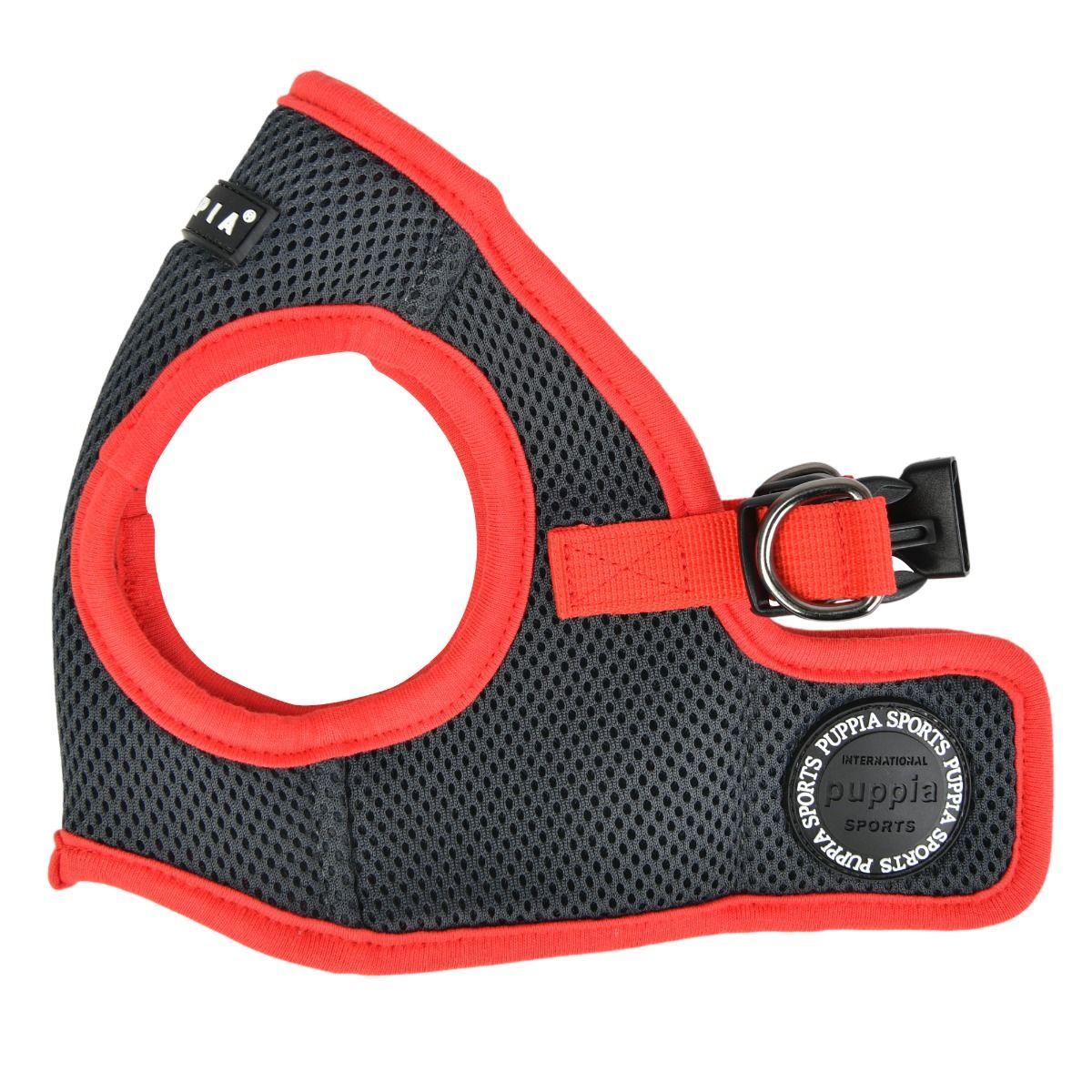 Puppia Soft Vest Harness II for Dogs, Grey