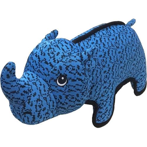 Petlou Farmhouse Rhino Dog Toy, 13-in