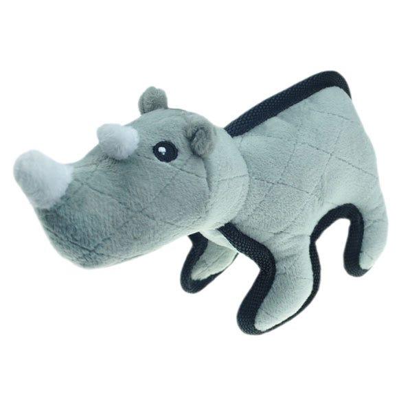 Pet Park Blvd Tuffimals Rhino Dog Toy
