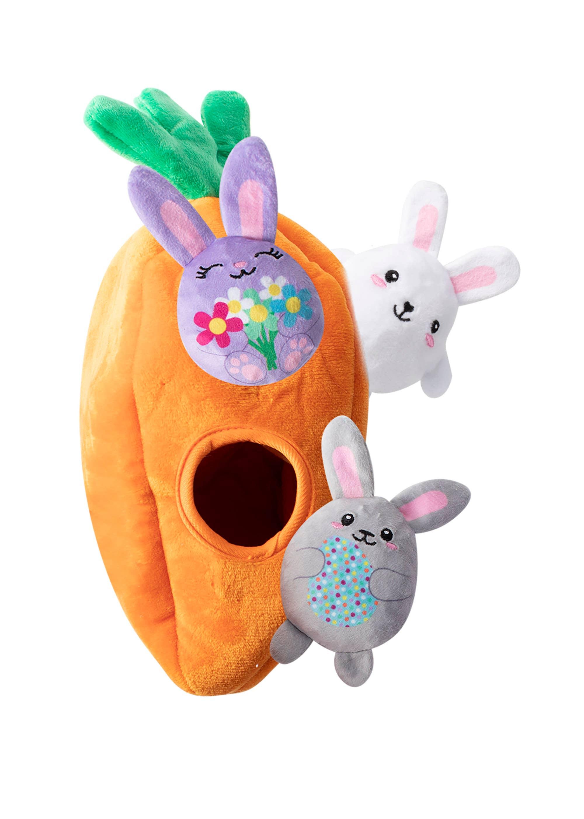 Pet Shop by Fringe Studio Got Buns Hun Hide & Seek Plush Dog Toy