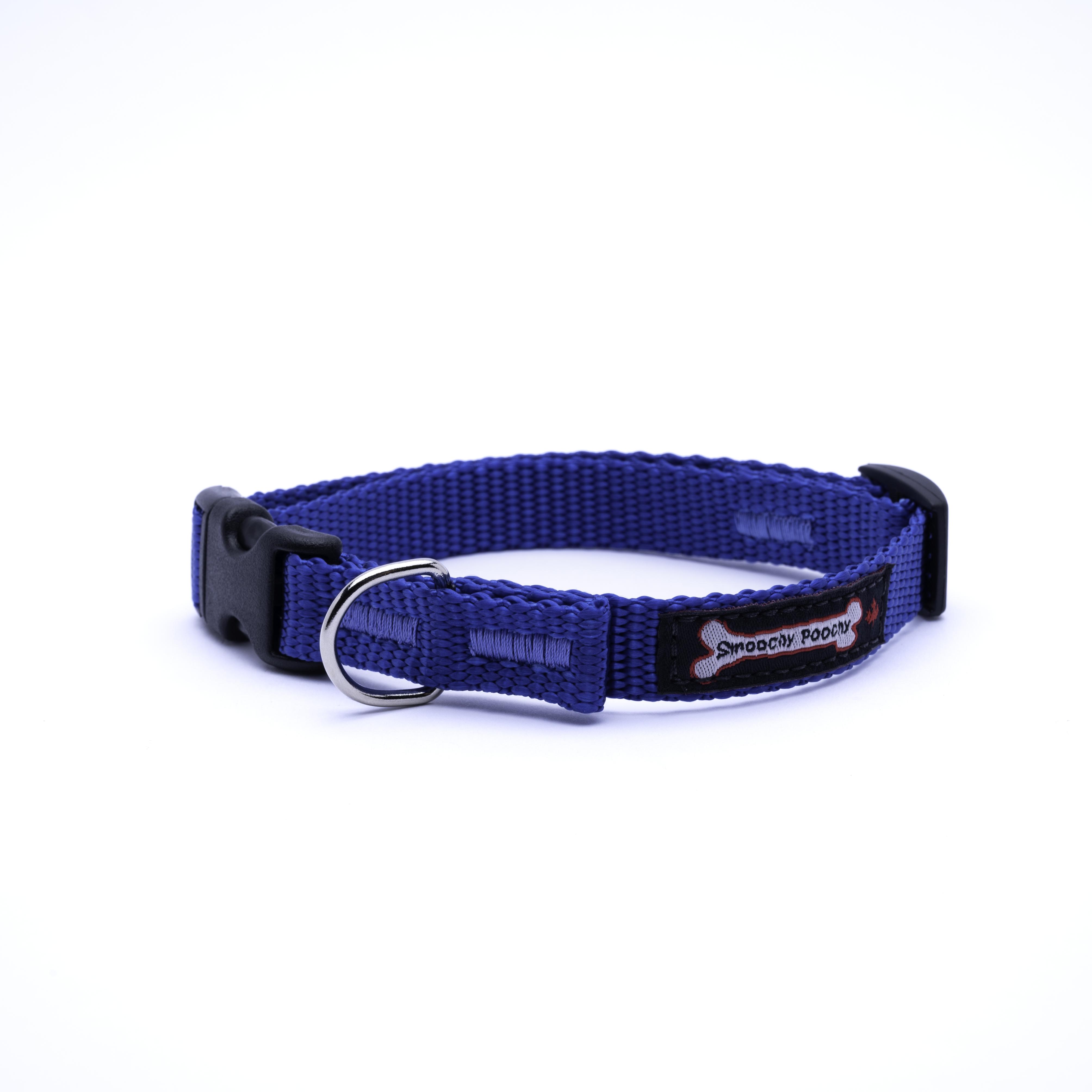 Smoochy Poochy Nylon Dog Collar, Ocean, X-Small (5/8-in)