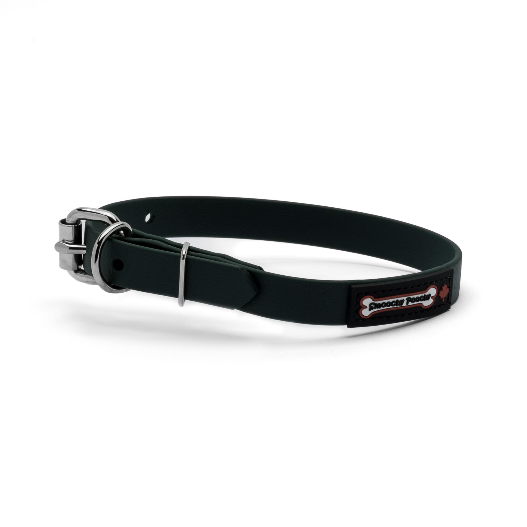 Smoochy Poochy Polyvinyl Buckle Style Dog Collar, Jaguar, 5/8-in x 12.75-15.25-in