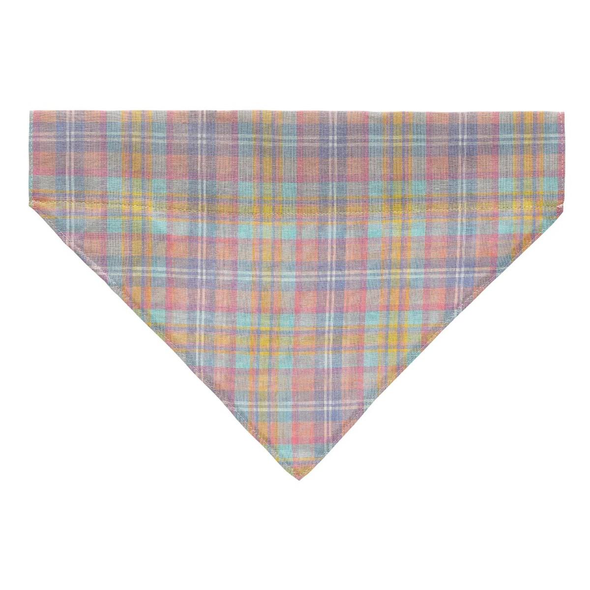 Pearhead Pet Bandana, Spring Plaid
