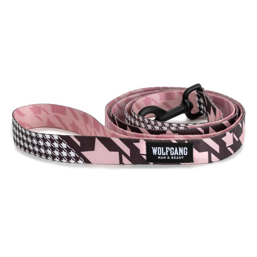 Wolfgang Dog Leash, HoundsPink, 1-in x 6-ft