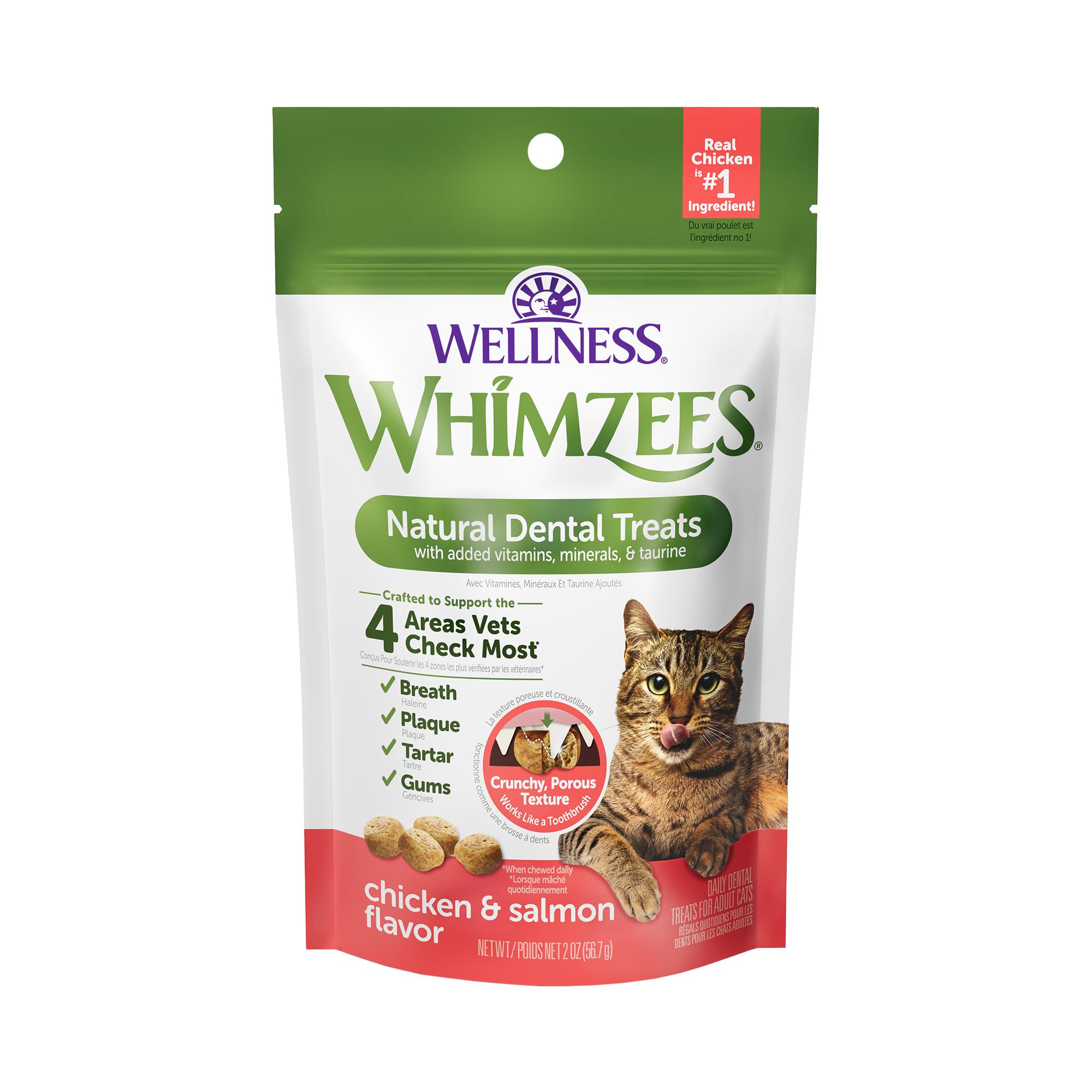 WHIMZEES Chicken & Salmon Natural Dental Cat Treats