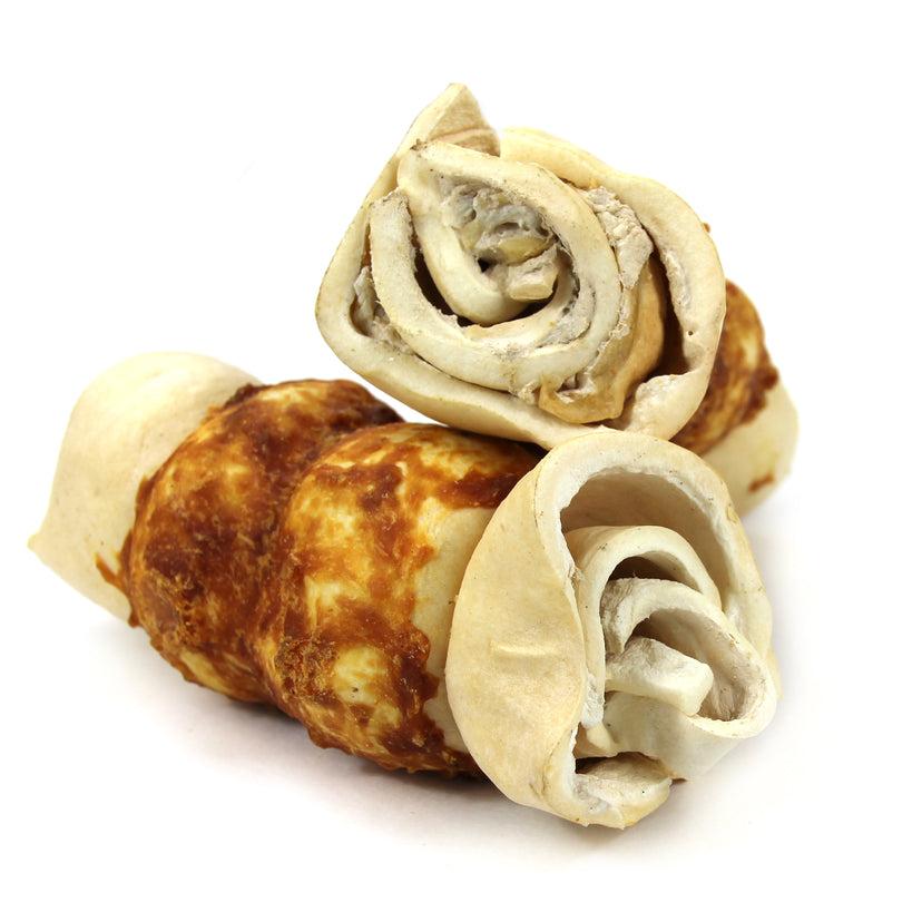 Tuesday's Natural Dog Company Chicken Basted Beef Cheek Roll Dog Treats, 5-6-in, 1-count
