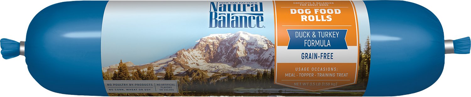 Natural Balance Duck & Turkey Formula Grain-Free Dog Food Roll (**)