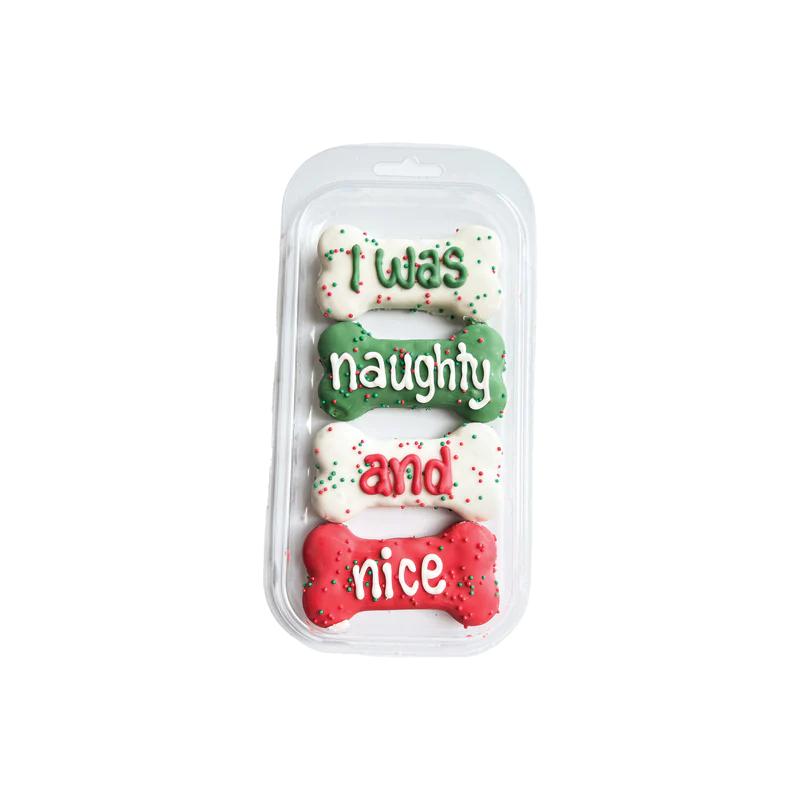 Bosco & Roxy's Christmas Naughty Nice Dog Treats, 4-pk