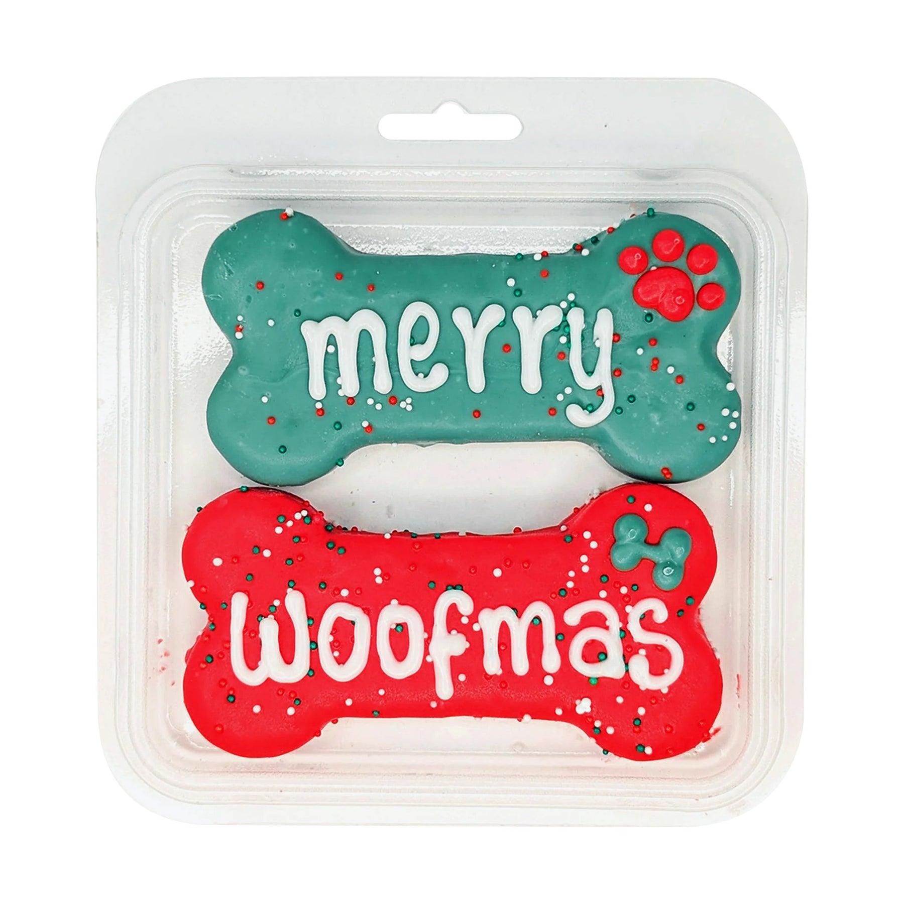Bosco & Roxy's Christmas Merry Woofmas Dog Treats, 2-pk